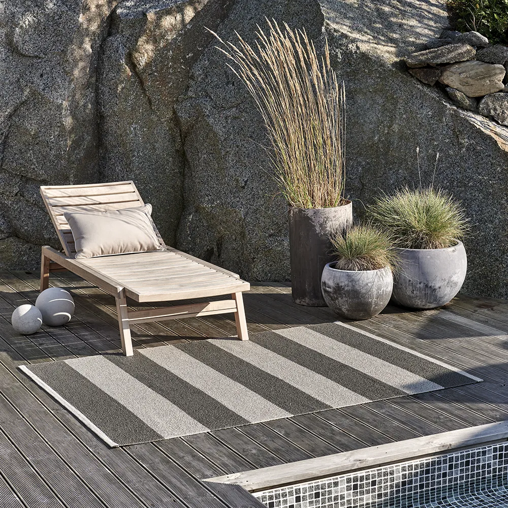 Bob Carpet Charcoal/Linen 140 x 180 cm