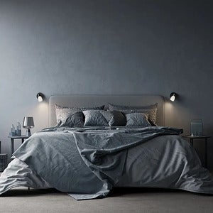 Cut wall light black G9