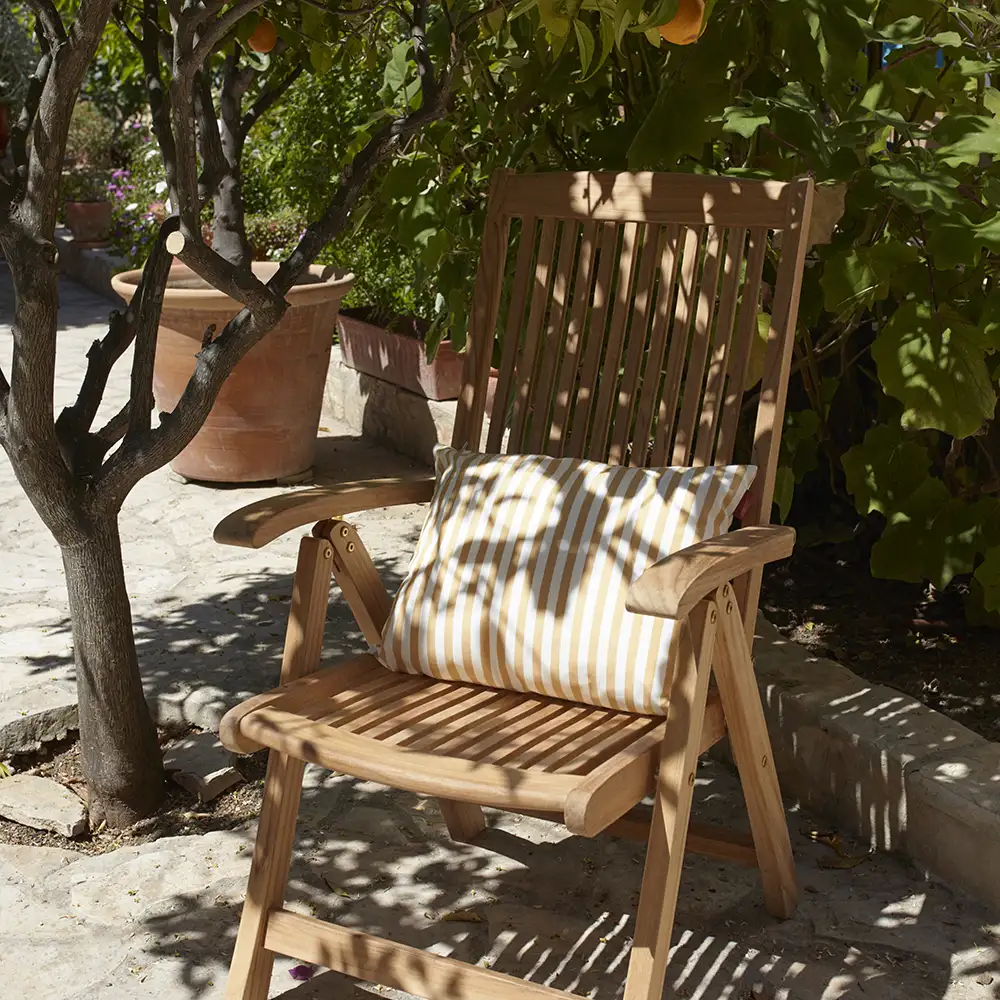 Barrier Ornamental Cushion 60x50 cm Yellow Stripe