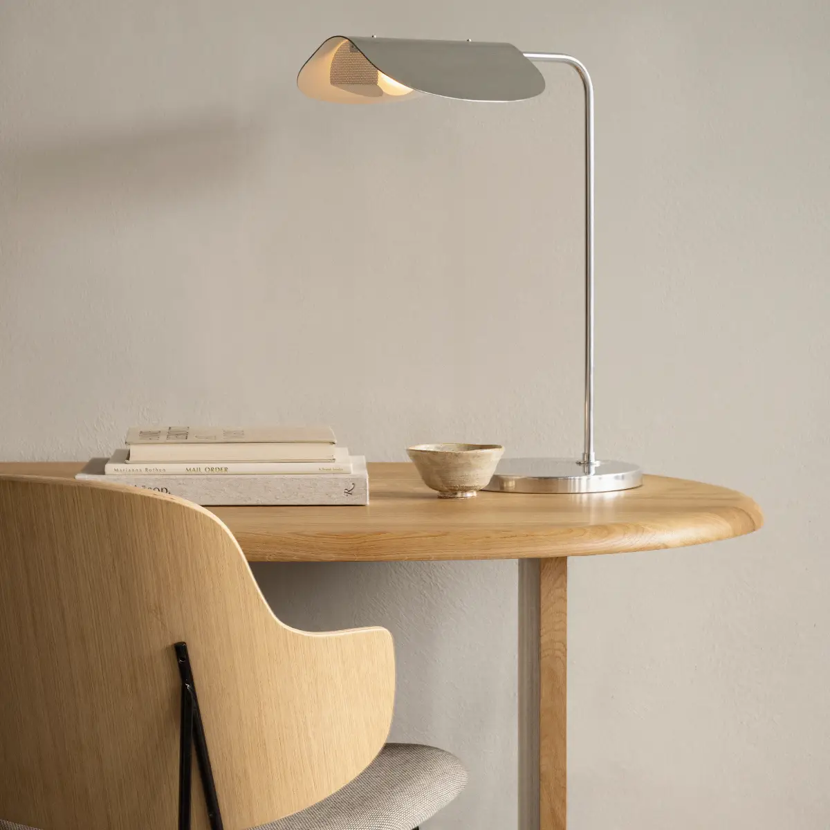 Wing Table Lamp Aluminum
