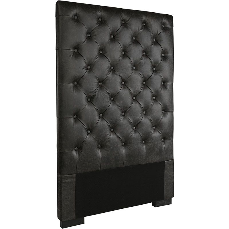 Vienna Headboard 90X140 Black Leather