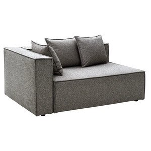 Muki end piece right Smokey grey