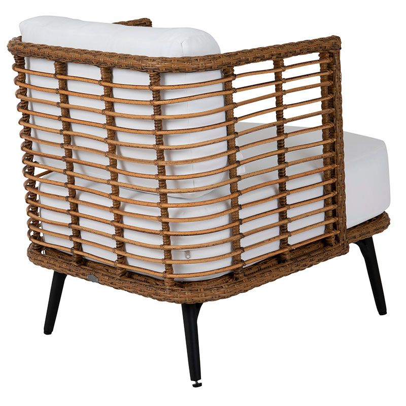 Covelo armchair natural/white