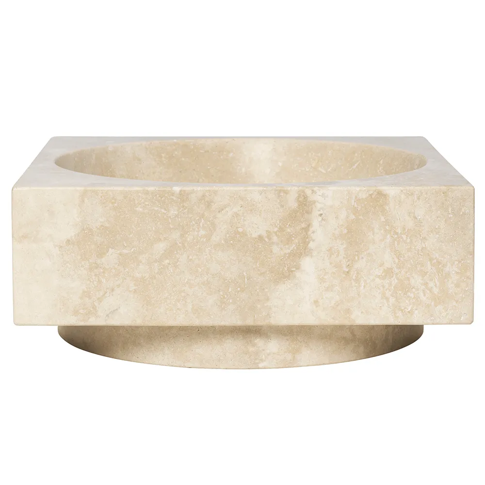 Hew High Centrepiece - Travertine