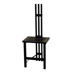 Nadja Wall Chair Black Stained Oak