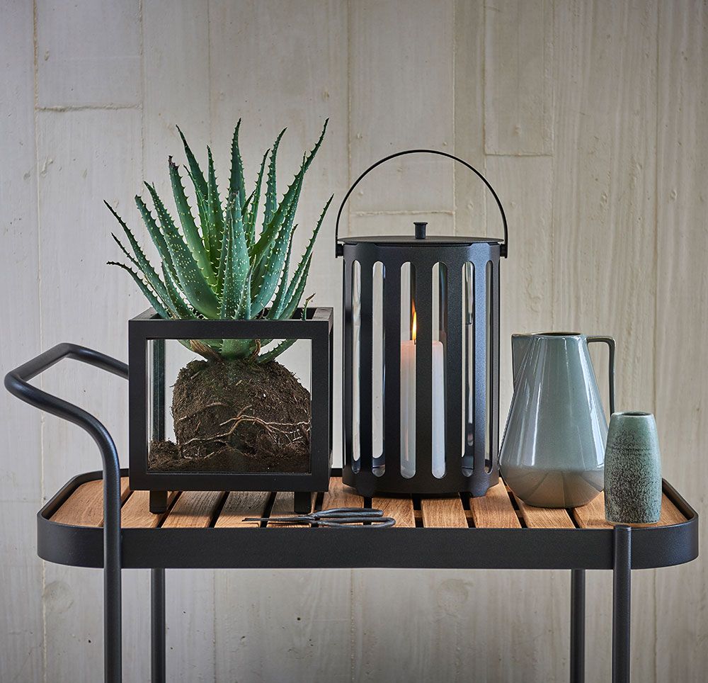 Roll Serving trolley Black