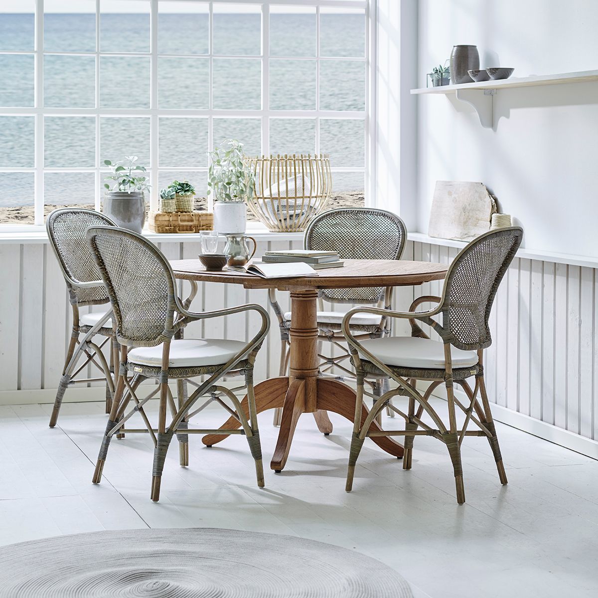 Rossini rattan chair Taupe