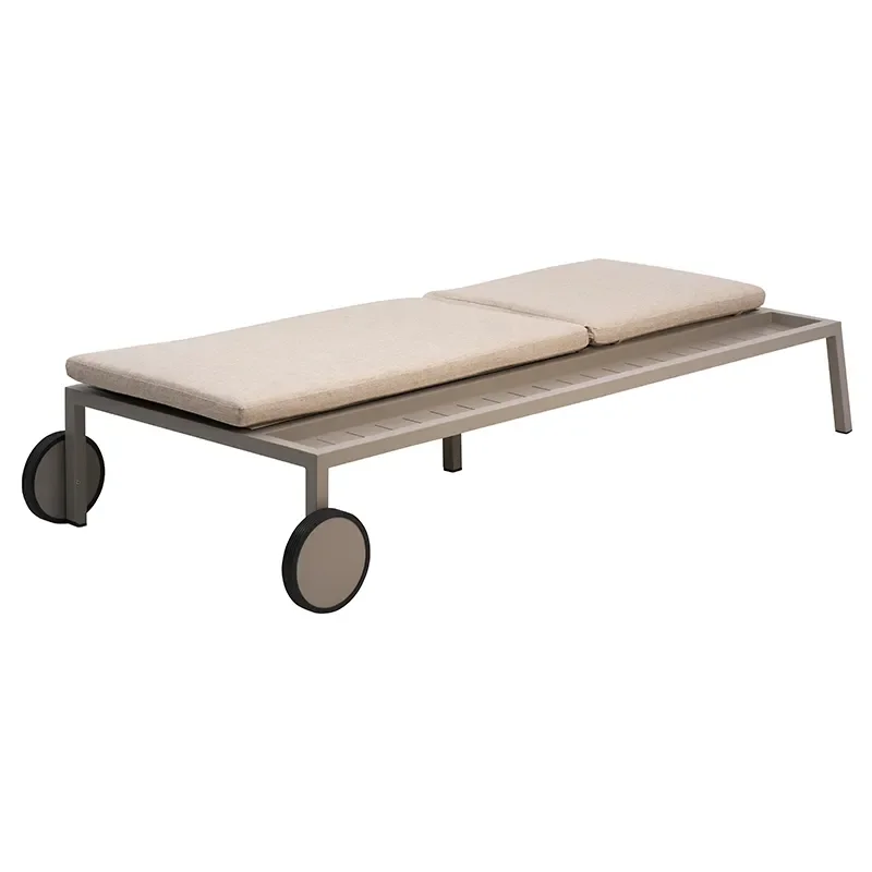 Samvaro sun lounger  Khaki / Sand