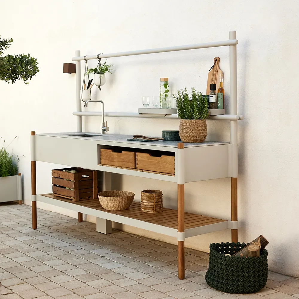 Sticks kitchen module stainless steel