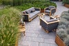 Angle Lounge Armchair Teak Incl Grey Air Touch Cushion Set