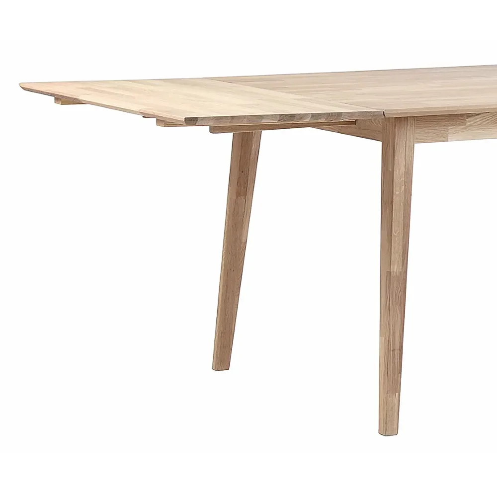 Filippa dining table 180x90 cm white pigmented oak