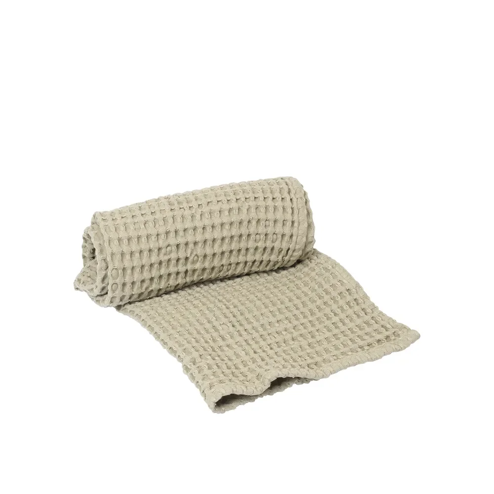 Hand Towel in Organic Cotton Light Celedon