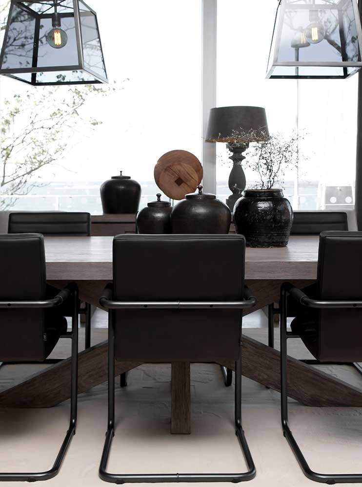 Hunter Dining Table 240X110 Cm Black