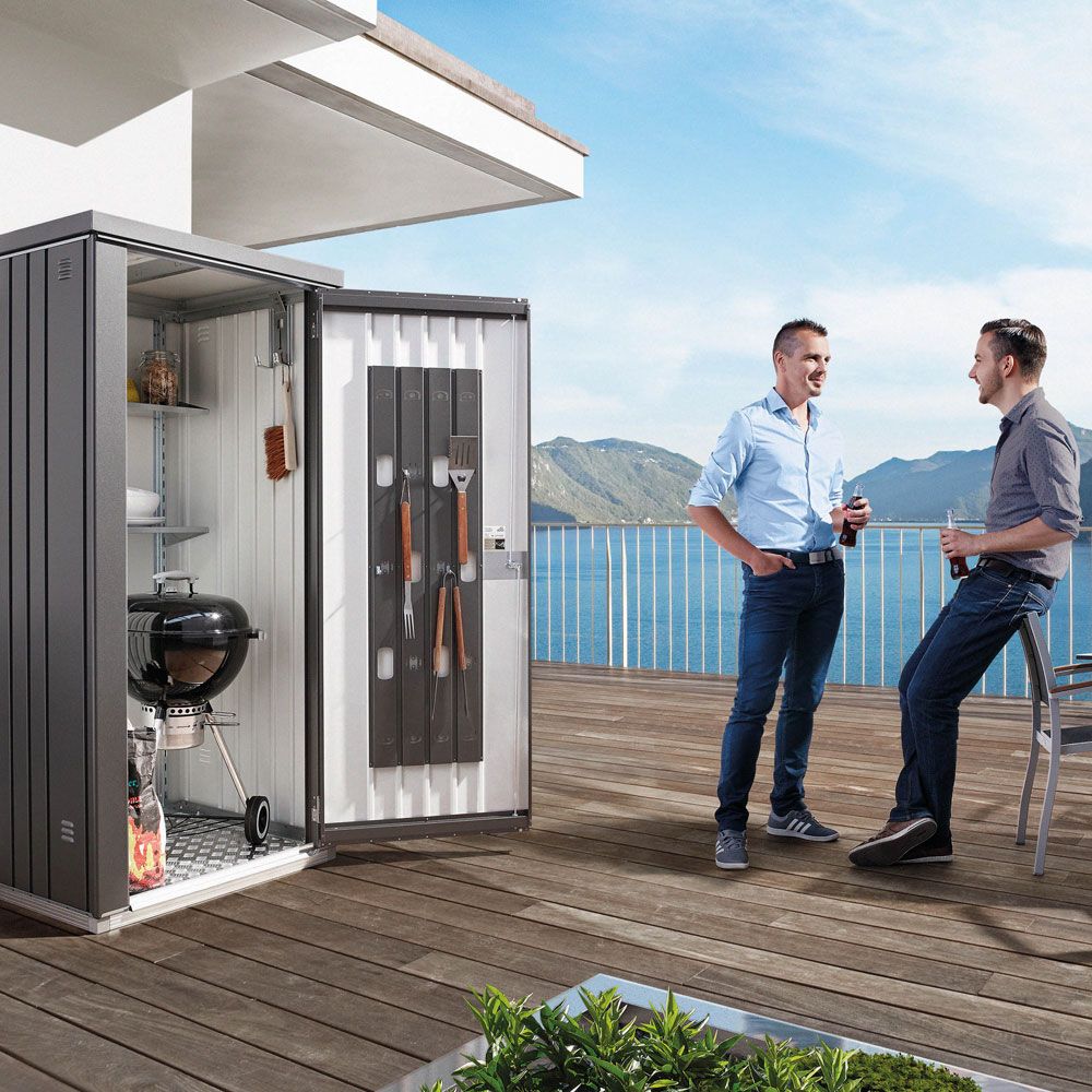 Shed 90cm silver Biohort