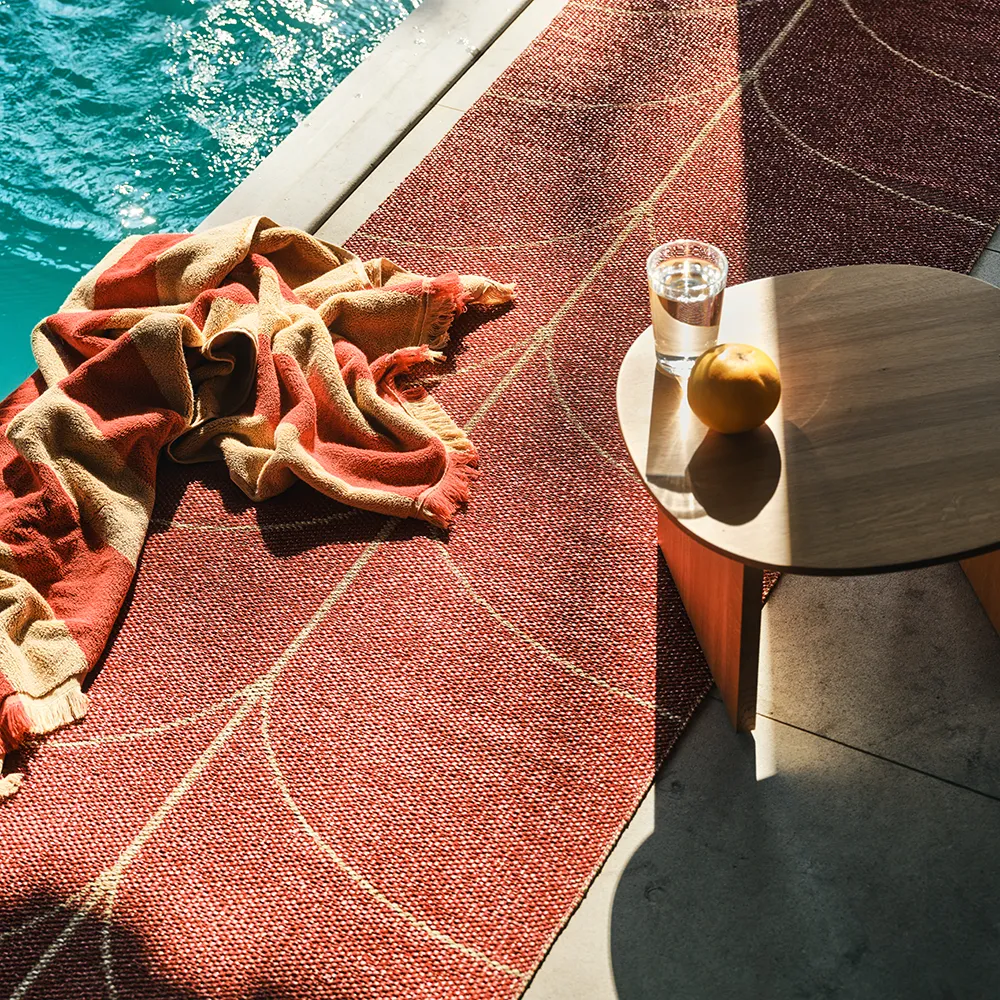 Woven Rug Leif Berry 70x90 cm