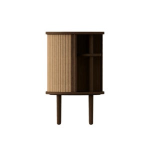 Audacious Side Table Dark Oak/Sugar Brown