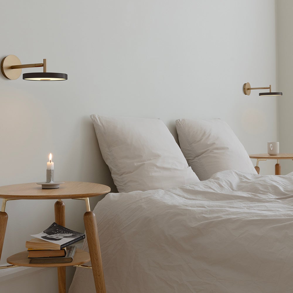 Asteria Wall Short Lamp Ø15 cm Black