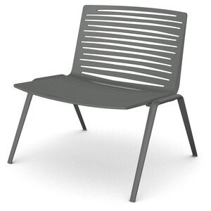 Zebra armchair Metallic Grey