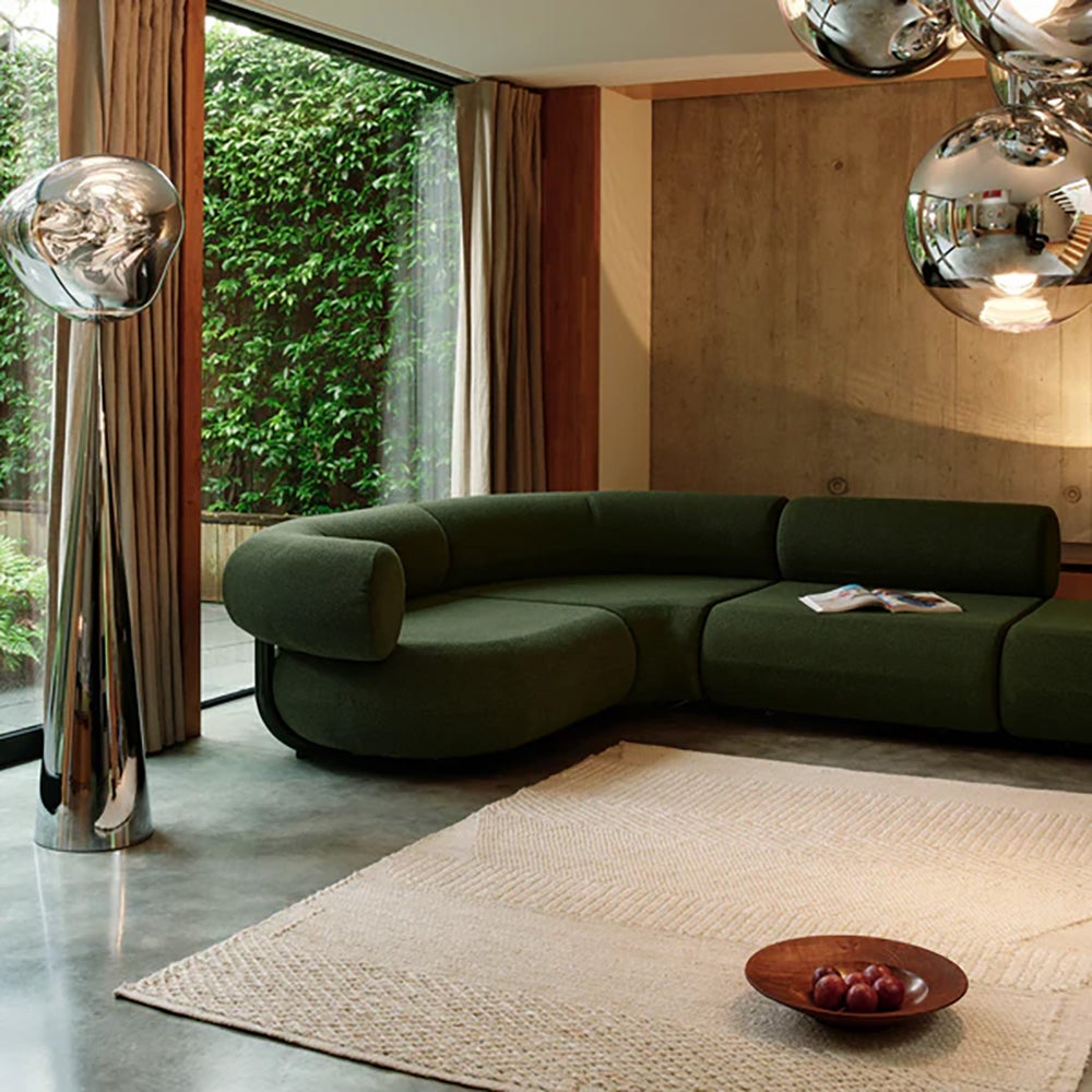 Knotty Rug White 170 x 240cm