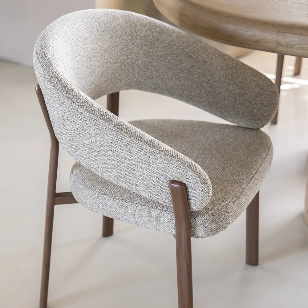 Dining Chair Sedia Brown with armrest