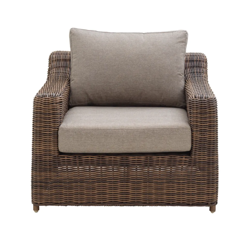 Glendon armchair  Dark brown / Soft moose
