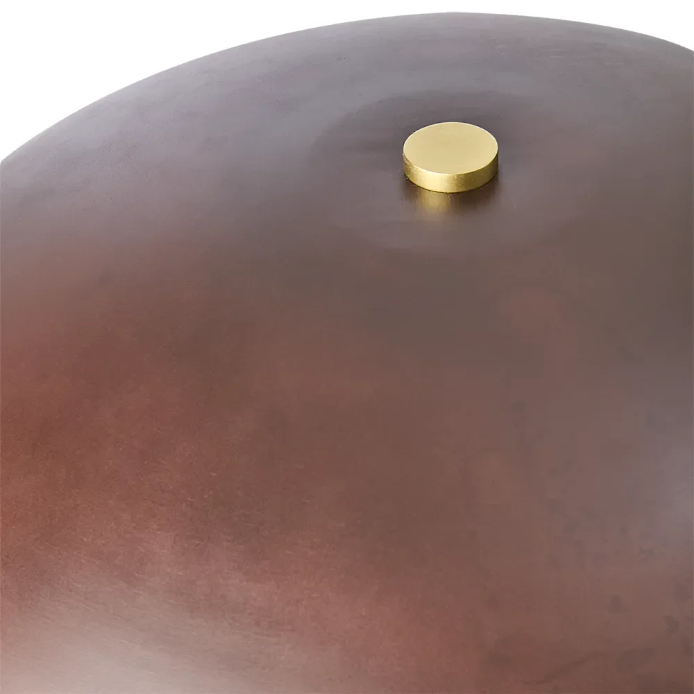 FUNGI Floor lamp Rusty brown