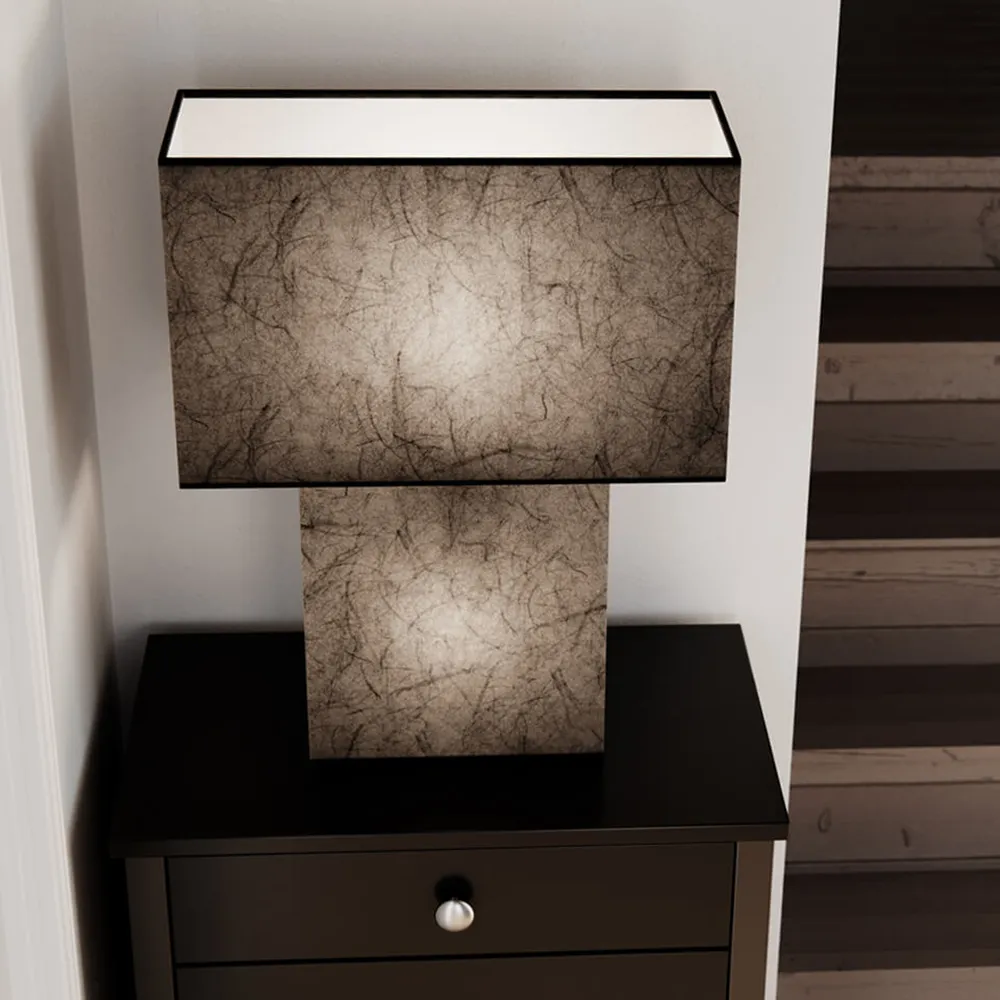 iSquare table lamp black