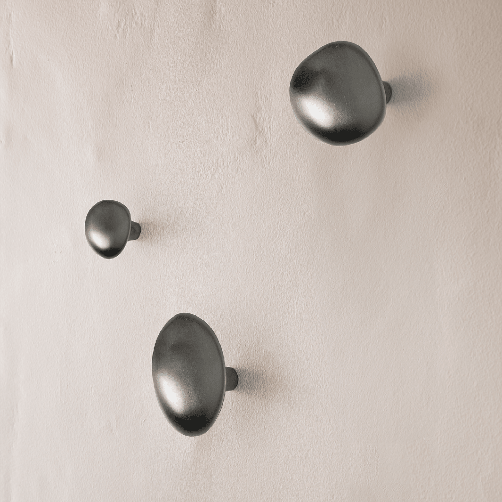 Mushroom Hook - Black Brass