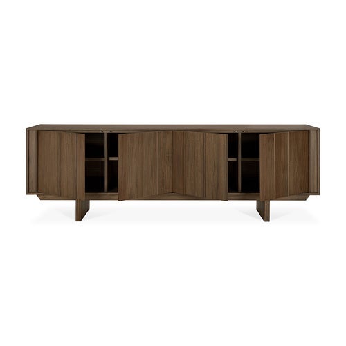Pillar Sideboard  Teak 4-door 220x45x70 cm