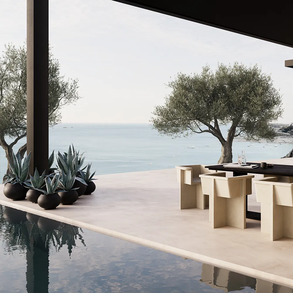 Urchin pot Medio - Coffee