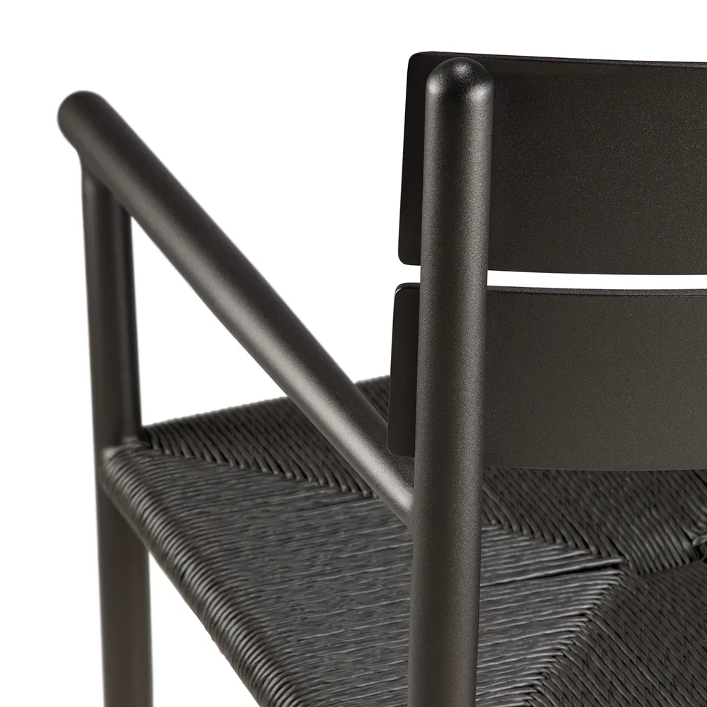 Elin armchair dark bronze