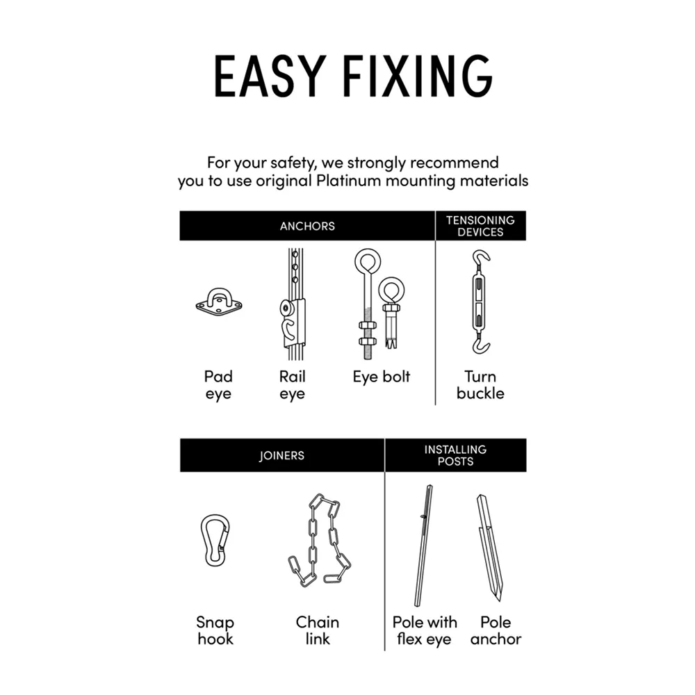 Coolfit solar sail rectangular 300x400 cm anthracite