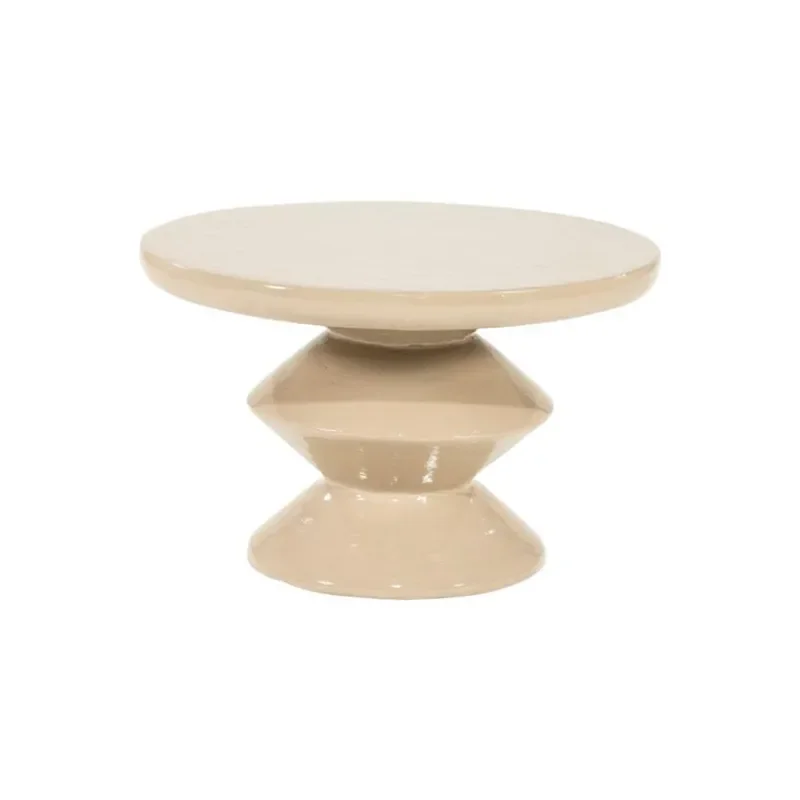 Circolo small coffee table 60x60x38 cm iron taupe