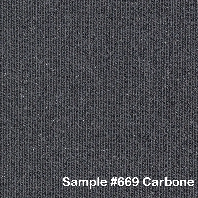 Fortello LED 400x400 cm parasol alu Cat.5 669 Carbone