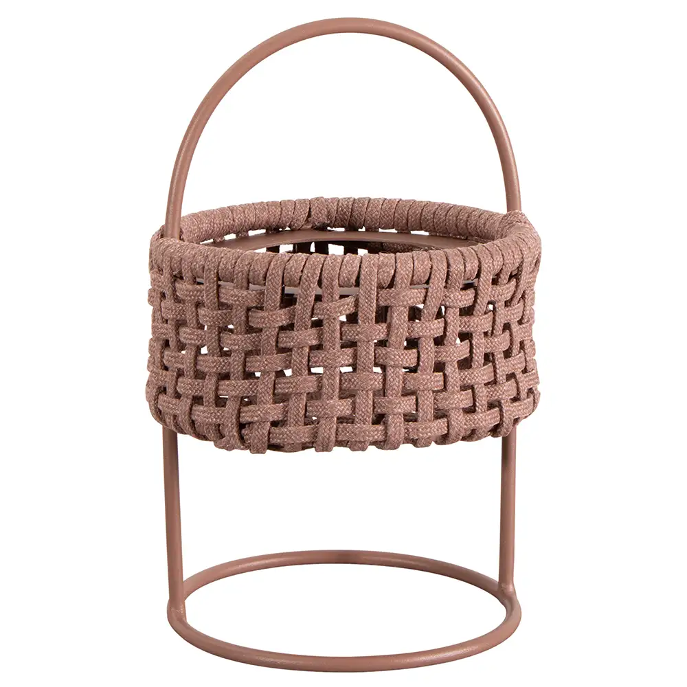 Illusion lamp Dark rose, Soft Rope