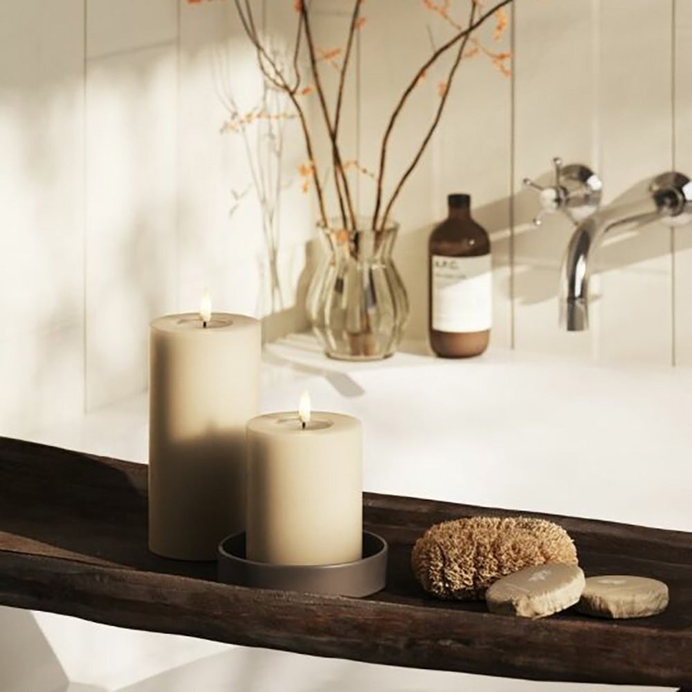 LED block light 7.5x10 cm sand