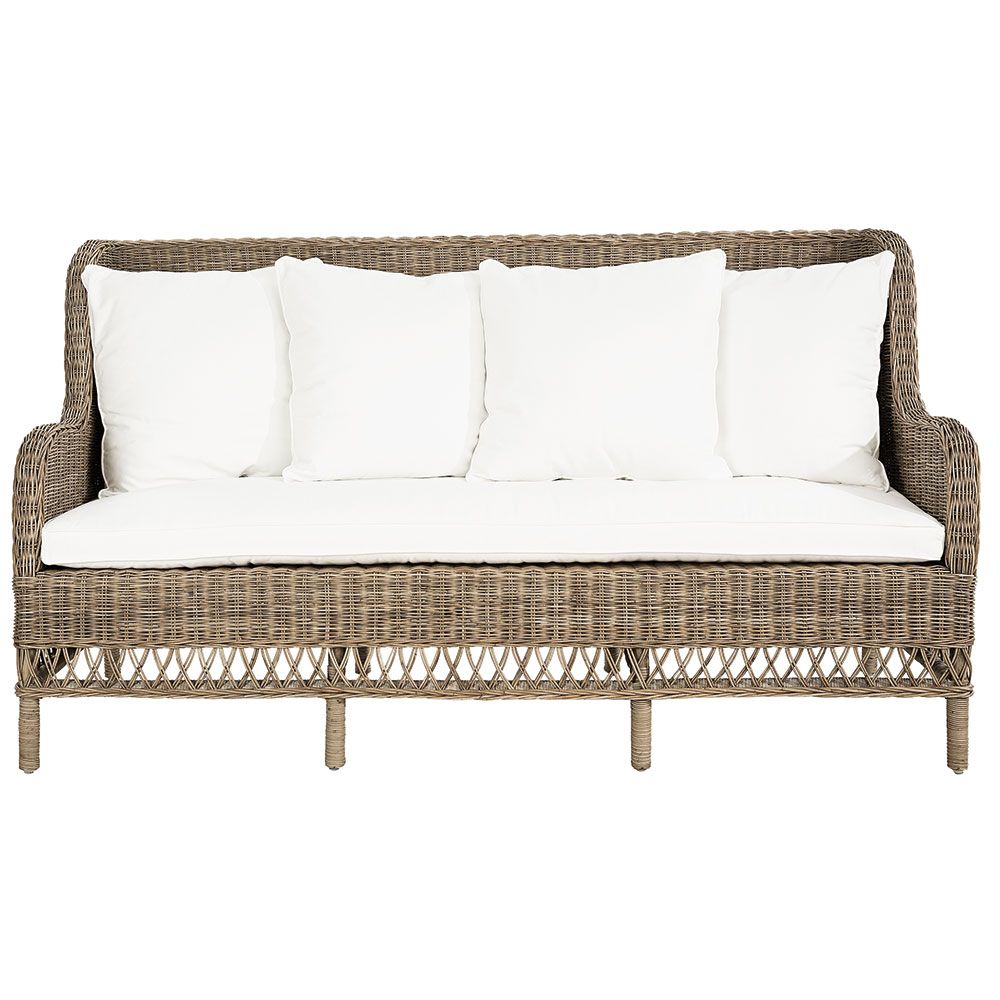 Estelle dining sofa rattan