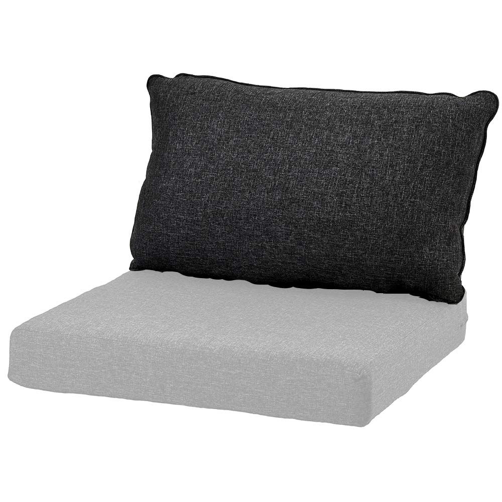 Back cushion Isolde W65 H38 Black #591