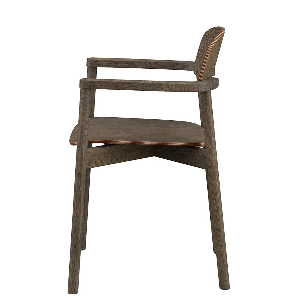  SM842 Dining chair Walnut Lacquer
