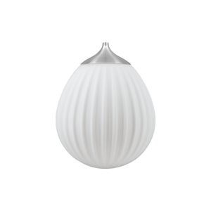 Around the World Lampshade Ø21 cm White/brushed steel