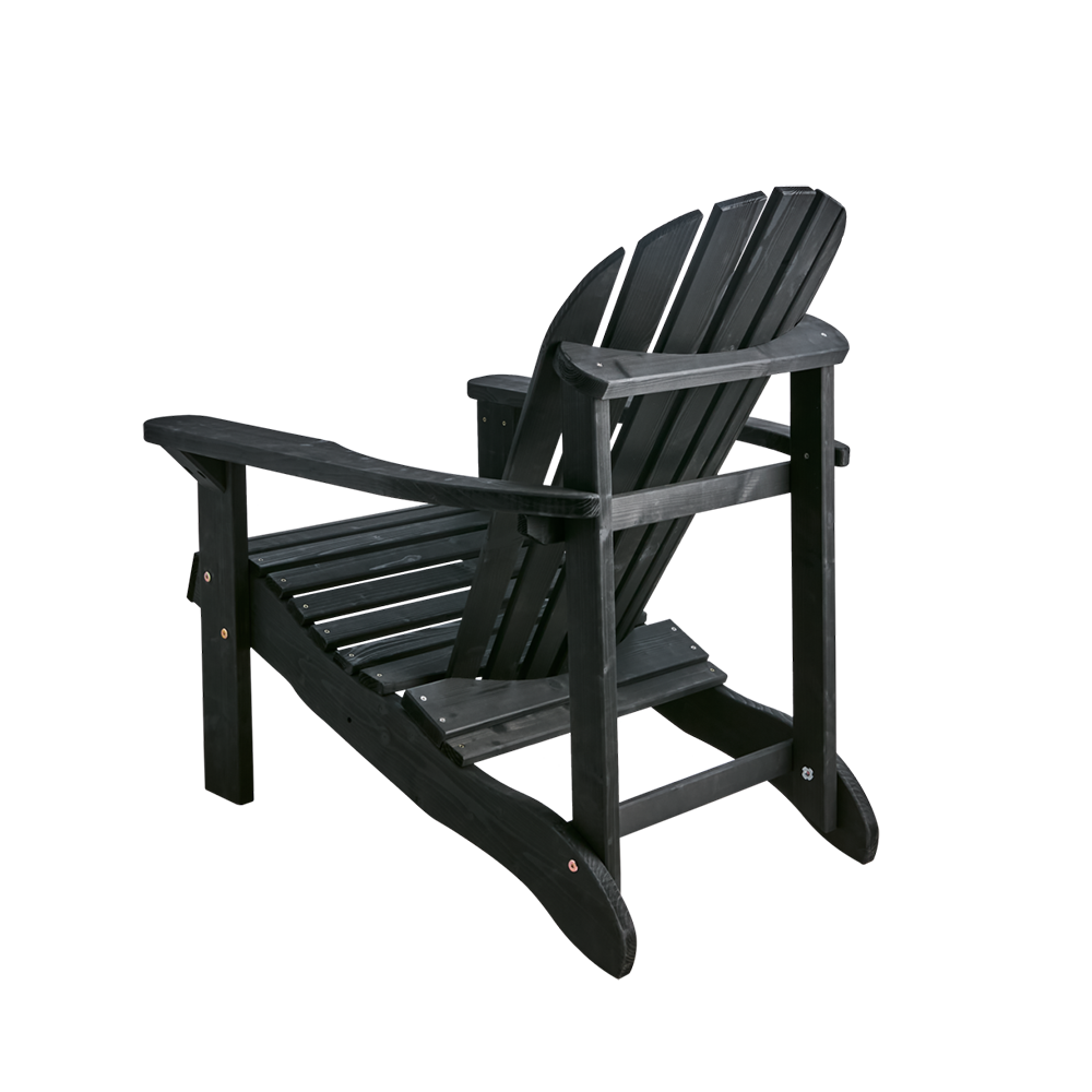 SKULE deck chair Black