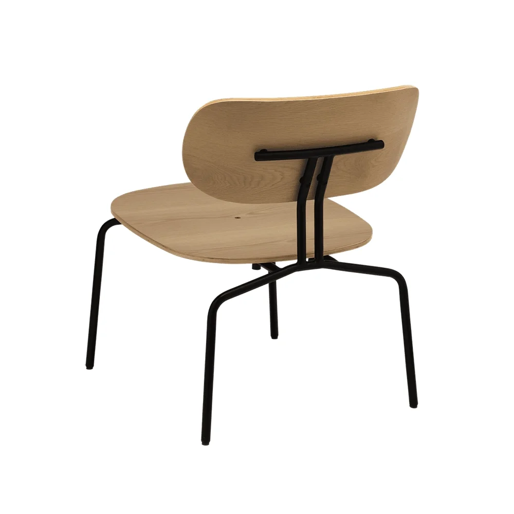 Curious Lounge Chair Oak/Black