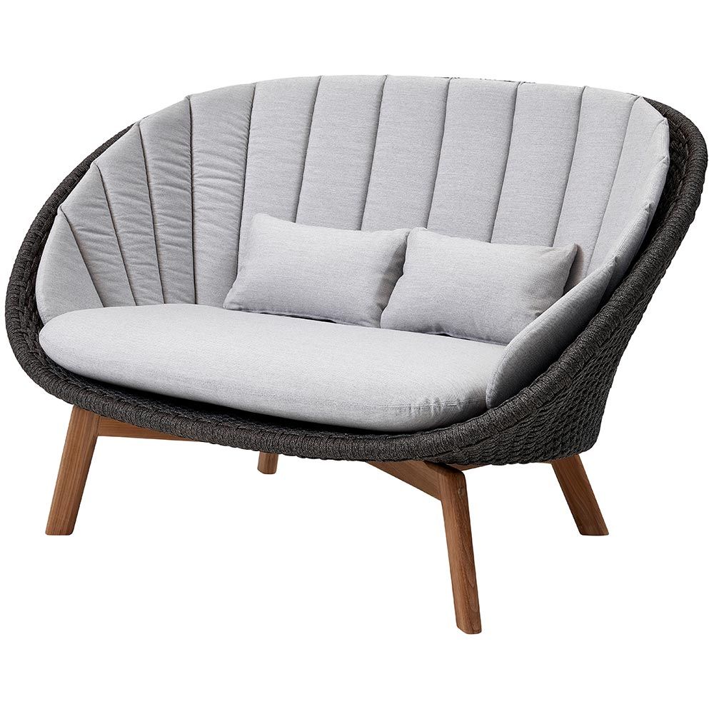 Peacock Sofa Dark grey
