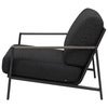 Lyra armchair Black / Teddy black