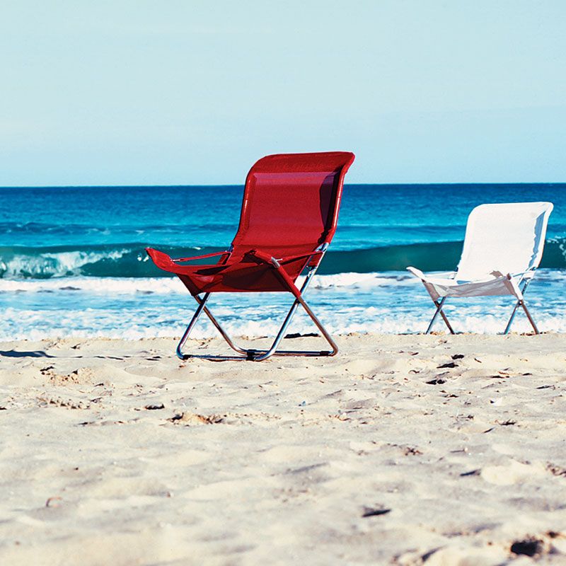 Fiesta recliner white aluminium