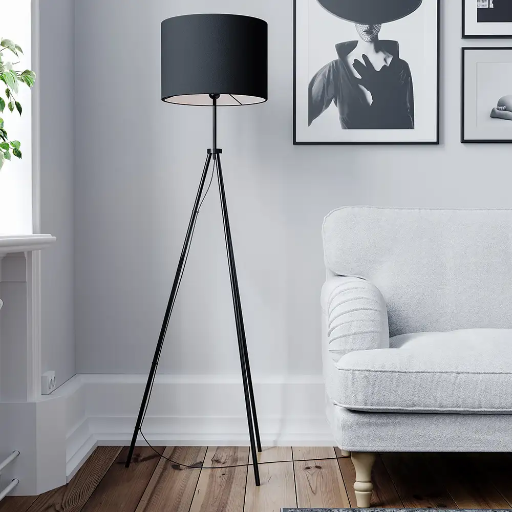 Rina Floor Lamp Black