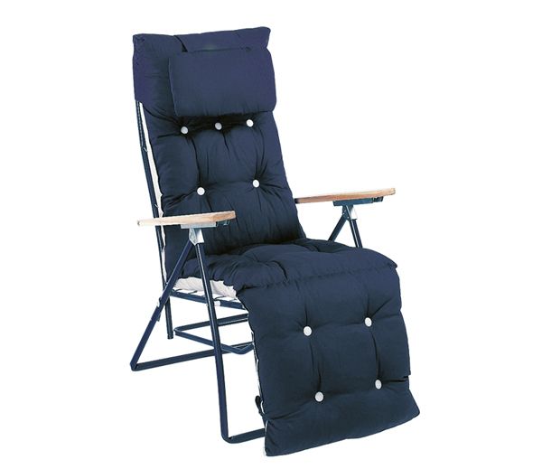 Baden-Baden Flock Cushion Blue