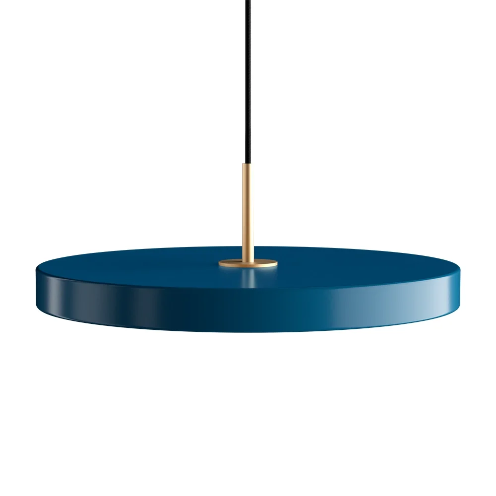 Asteria Pendant lamp Medium Ø43 cm Petrol Blue