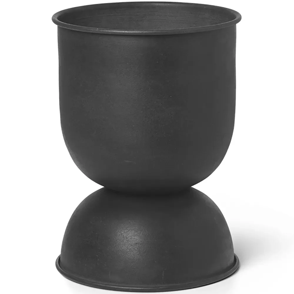 Hourglass Pot Extra Small Black
