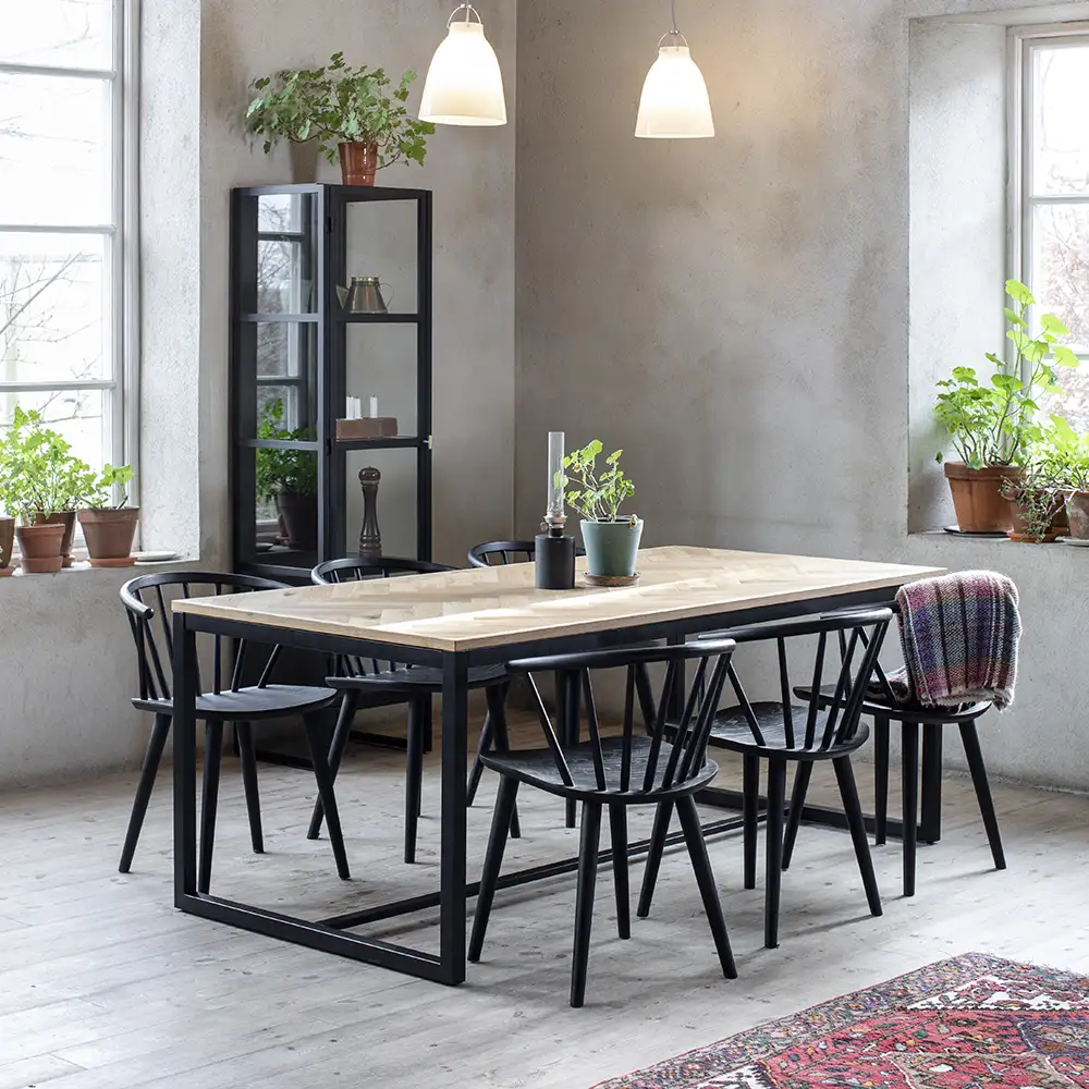 Edda Dining Chair black 2-pack